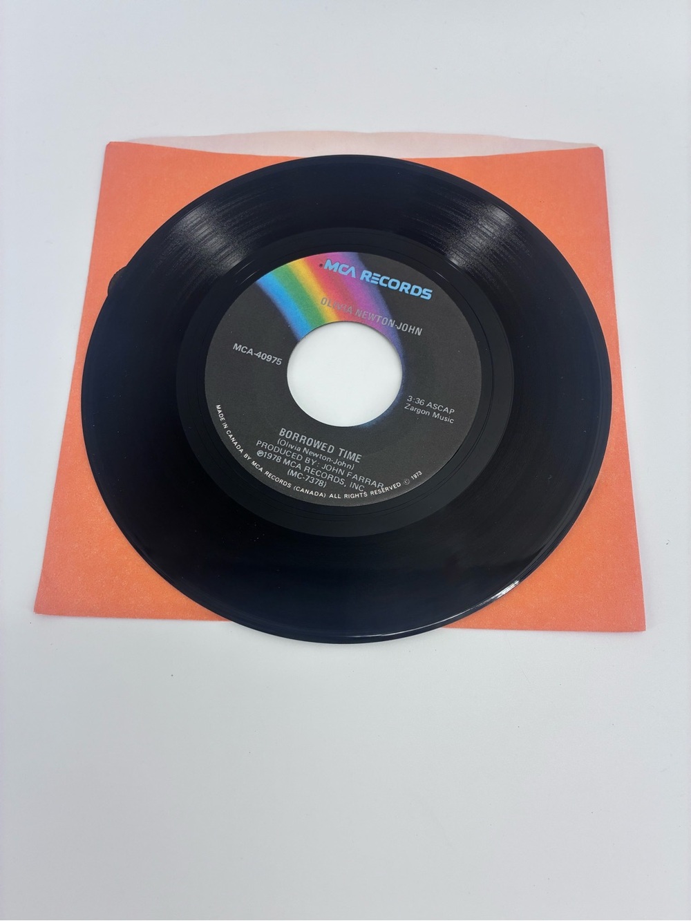 Vintage Olivia Newton John Record